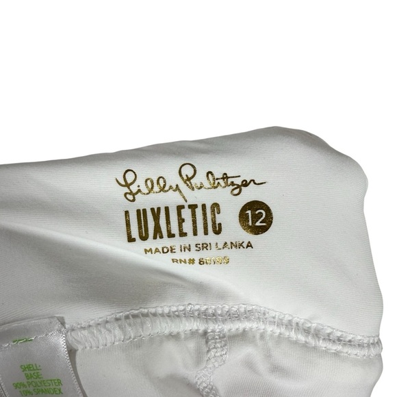 Lilly Pulitzer Luxletic Monica Embroidered Skort in Prosecco Pink Size 12 - Picture 8 of 12